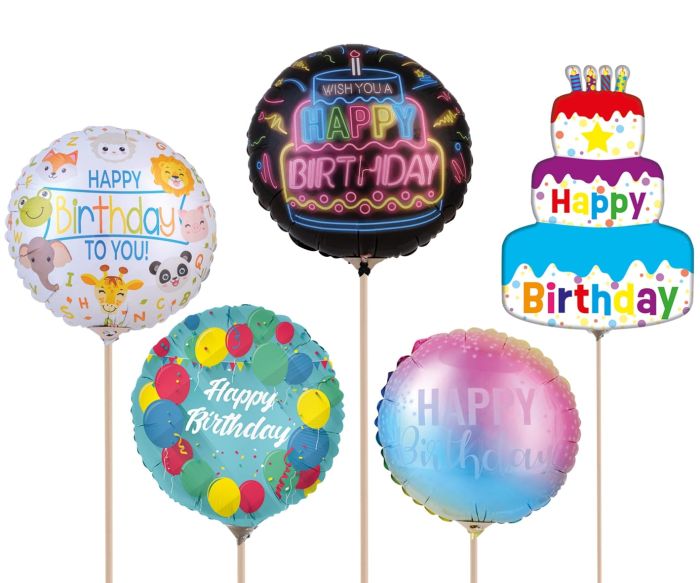 Mini-Folienballon ''Happy Birthday''