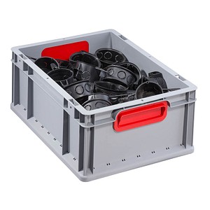 ALLIT ProfiPlus EuroBox 417,grau/rot (456705)