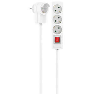 hama Powerplug 4-fach Steckdosenleiste 1,4 m weiß