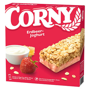 CORNY Erdbeer-Joghurt Müsliriegel 6 Riegel