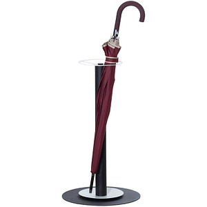 PAPERFLOW Schirmständer easyCloth, Stahl, anthrazit / weiß