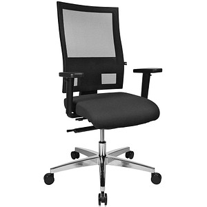 Topstar Bürostuhl Profi Net 11 High, PS59H T20Q schwarz, alu Stoff