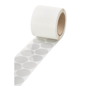 1.000 VELOFLEX Folien-Verschlussetiketten transparent 30,0 x 30,0 mm 1.000 VELOFLEX Folien-Verschlussetiketten transparent 30,0 x 30,0 mm
