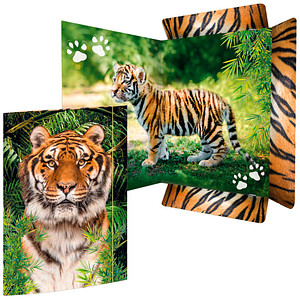 RNK Verlag Zeichnungsmappe "Tiger", Karton, DIN A3