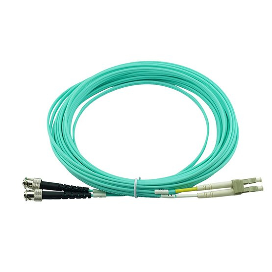 CBO BlueOptics LWL Patchkabel LC / ST MM OM3 aqua 1,0m