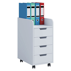 VCM my office Konal Mini Rollcontainer weiß 4 Auszüge 33,0 x 40,0 x 65,0 cm VCM my office Konal Mini Rollcontainer weiß 4 Auszüge 33,0 x 40,0 x 65,0 cm
