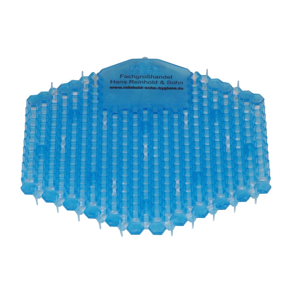 Urinalsieb "Wave" | Duft Cotton Blossom (blau) Geruchsneutralisator für Urinale, WC-Stein-Ersatz