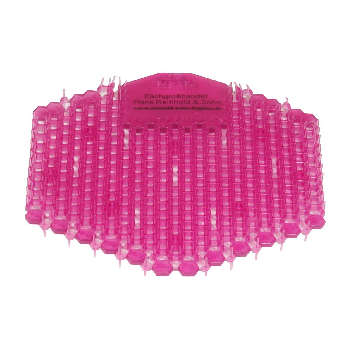 Urinalsieb "Wave" | Duft Spiced Apple (rosa) Geruchsneutralisator für Urinale, WC-Stein-Ersatz