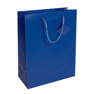 5 SIGEL Geschenktaschen blau 26,0 x 33,0 cm