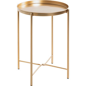 HAKU Möbel Beistelltisch Metall gold 39,0 x 39,0 x 50,0 cm