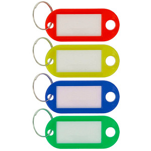 4 WESTCOTT Schlüsselanhänger farbsortiert