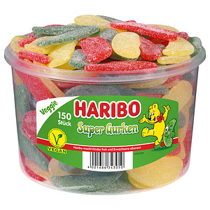 HARIBO Fruchtgummi SAURE GURKEN, 150er Runddose HARIBO Fruchtgummi SAURE GURKEN, 150er Runddose