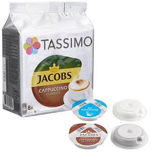 TASSIMO JACOBS CAPPUCCINO CLASSICO Kaffeediscs 8 Portionen