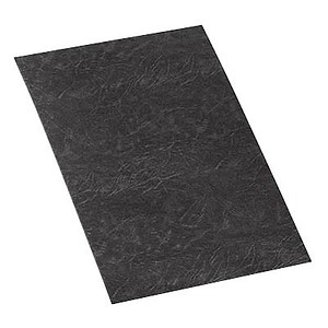 GBC Umschlagmaterial LeatherGrain GBC A4 250mic schwarz 100 St.