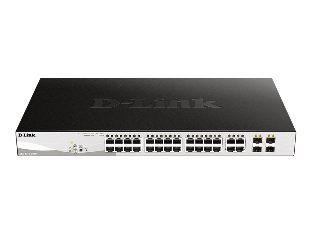D-LINK 28-Port Layer2 PoE+ Gigabit Smart Managed Switchdlink|green 3.0, 24x 10/