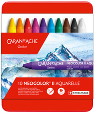 CARAN D'ACHE Aquarell-Wachsmalstift NEOCOLOR II, 84er Etui