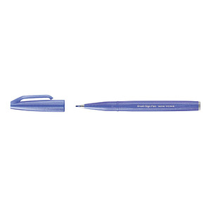 PentelArts Faserschreiber Brush Sign Pen SES15, blauviolett