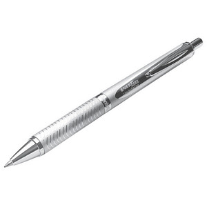 Pentel EnerGel BL407 Gelschreiber silber 0,35 mm, Schreibfarbe: schwarz