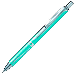 Pentel EnerGel BL407 Gelschreiber türkis/silber 0,35 mm, Schreibfarbe: schwarz