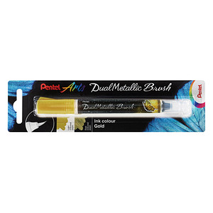 Pentel Dual Metallic Brush XGFH-DXX Brush-Pen gold
