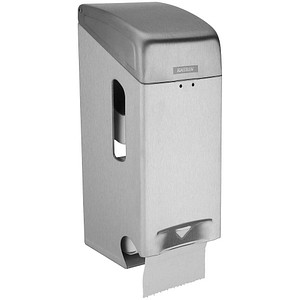 KATRIN Toilettenpapierspender 989706 silber Gebürsteter Stahl