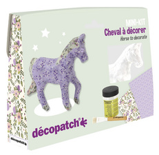 décopatch Pappmaché-Set "Pferd", 5-teilig