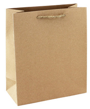 Clairefontaine Geschenktüte "Kraft" braun, mittel