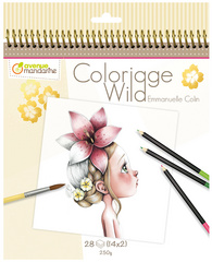 avenue mandarine Zeichenbuch "Wild 1