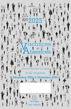 EXACOMPTA Planning des congés 2023/2024, décembre à décembre