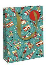 Clairefontaine Weihnachts-Geschenktüte "Lutins", mittel