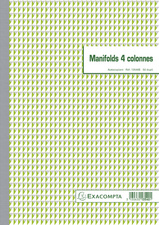 EXACOMPTA Manifold 3 colonnes, 297 x 210 mm, dupli