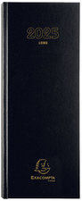 EXACOMPTA Agenda journalier 1 jour Long, 2024, noir