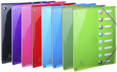 EXACOMPTA Ordnungsmappe Iderama, DIN A4, PP, 8 Fächer