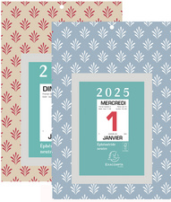 EXACOMPTA Ephéméride mural, 2025, 145 x 215 mm, fond Papier