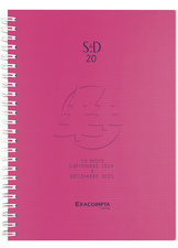 EXACOMPTA Agenda de bureau SAD 20W, 2023/2024, 16 mois