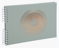 EXACOMPTA Foto-Spiralalbum Ellipse, 320 x 220 mm, grün