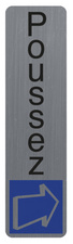 EXACOMPTA Hinweisschild "Poussez