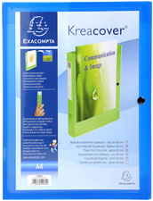 EXACOMPTA Sammelbox Kreacover, A4, PP, farbig sortiert