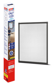 tesa Fliegengitter ALU FALT für Fenster, weiß