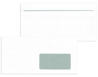 MAYER KUVERT MAILmedia Briefumschläge DIN Lang selbstklebend, mit Fenster - für