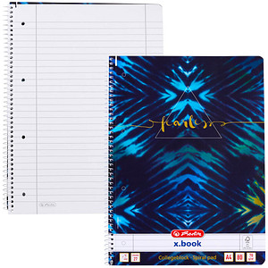 herlitz Collegeblock x.book Fearless liniert DIN A4 Innen- und Außenrand