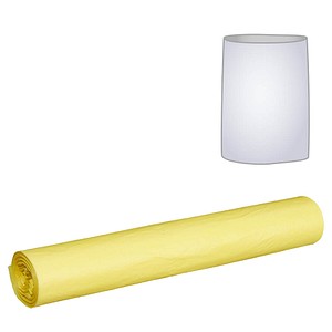Müllbeutel 120,0 l gelb 18,0 µm, 100 St.