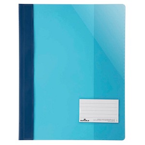 25 DURABLE Schnellhefter Kunststoff blau DIN A4 überbreit