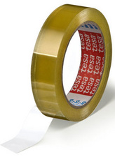 TESA Verpackungsklebeband 4204, 12 mm x 66 m, transparent aus PP, Klebmasse: Ac