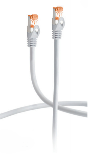 S-CONN Flexline Patchkabel Cat.6A S/FTP PIMF grau 0,25m