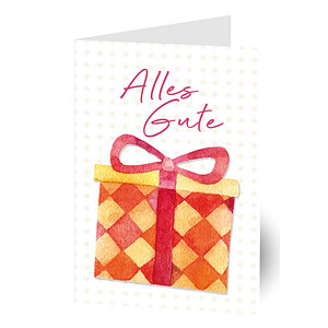 LUMA Geburtstagskarte Handmade Geschenk DIN B6