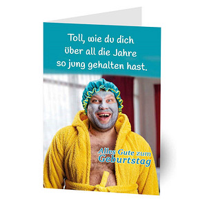 LUMA Geburtstagskarte Humor jung gehalten DIN B6
