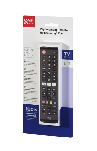 ONE FOR ALL Samsung 2.0 Ersatz Fernbedienung URC4910 ONE FOR ALL Samsung 2.0 Ersatz Fernbedienung URC4910