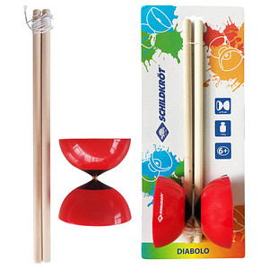 SCHILDKRÖT Diabolo Set, aus Polyethylen, rot