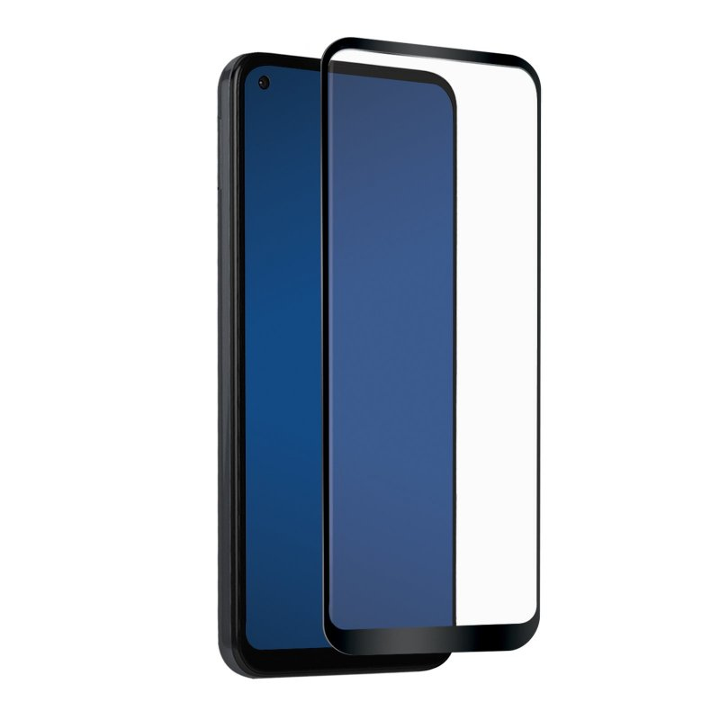 SBS Glas Displayschutz Full Cover Samsung Galaxy A12/A32, schwarz (TESCRFCSAA12